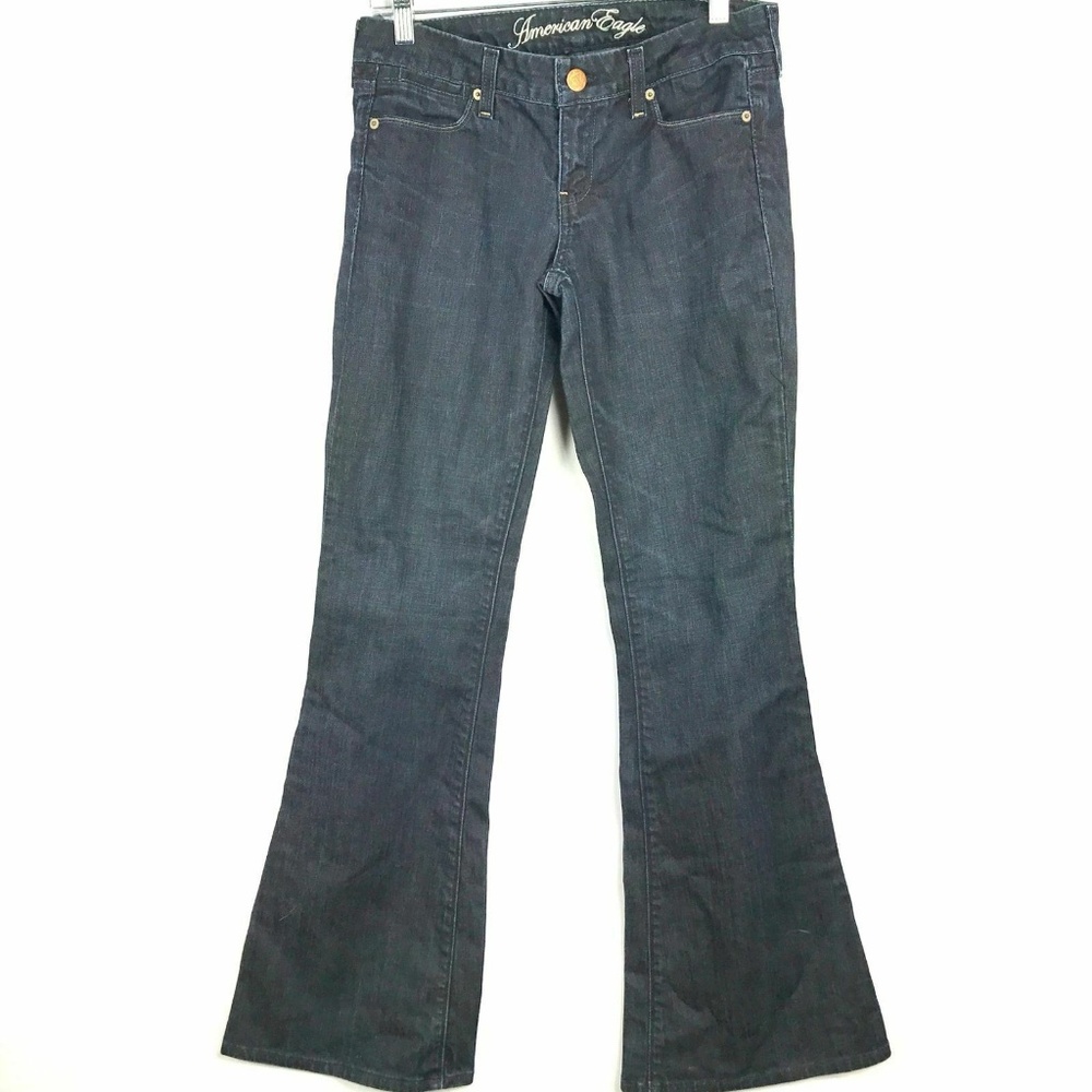 💫American Eagle Outfitters Flare Jeans Blue Sz 4